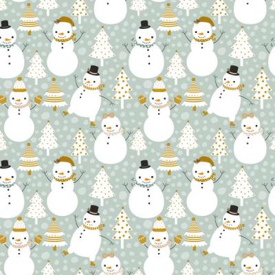 Art-Nr-131-6919404-200m-Dancing-Snowman-Blue-GESCHNKPAPIER-PACKFIX-2024-WEIHNACHTEN-TREND